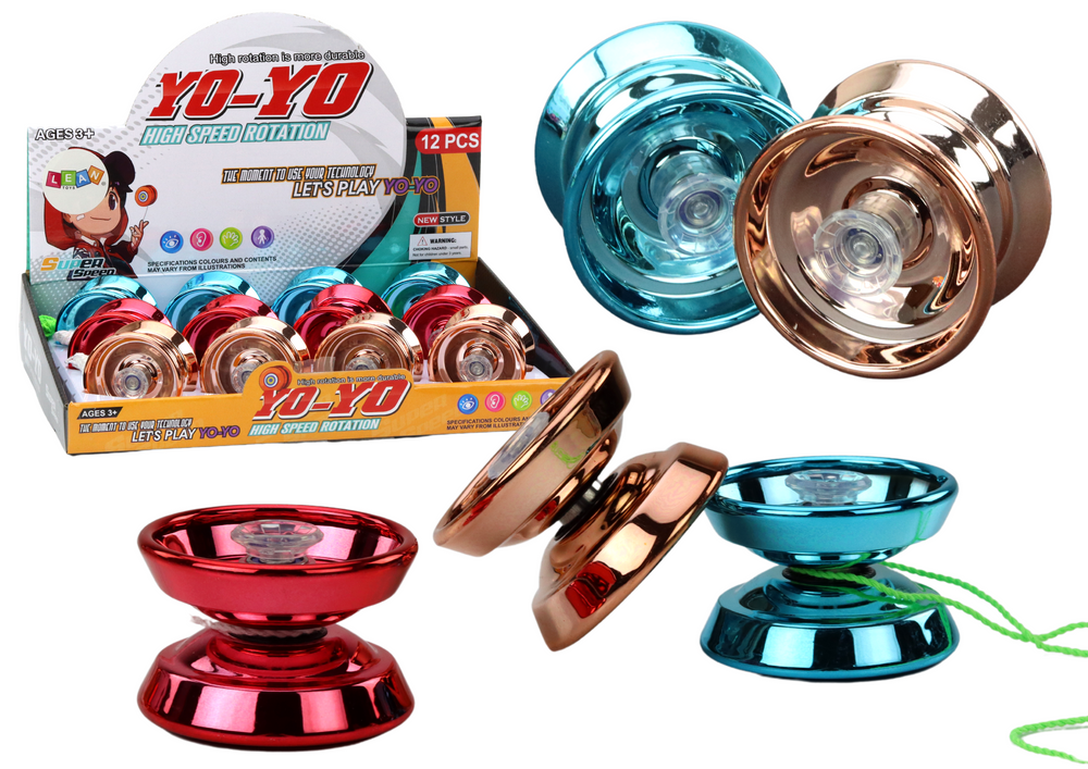 Yoyo Aluminium Classic Yoyo Blue Gold Red