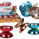 Yoyo Aluminium Classic Yoyo Blue Gold Red