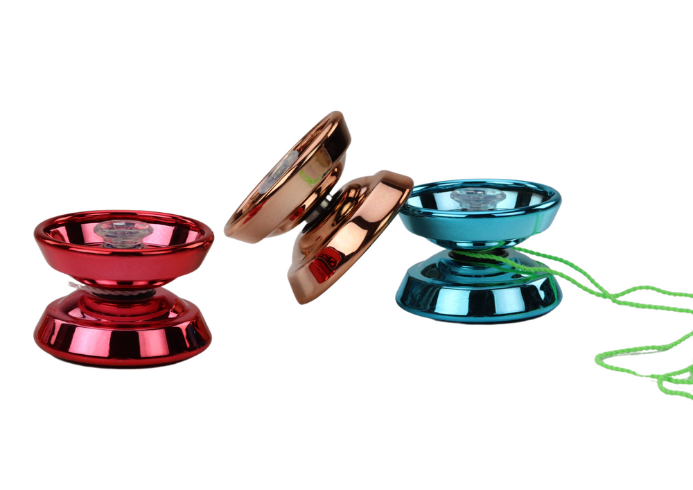 Yoyo Aluminium Classic Yoyo Blue Gold Red