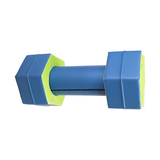 Set mutter och skruv figur (2 muttrar och cylinder) Azul/Verde ÚNICA