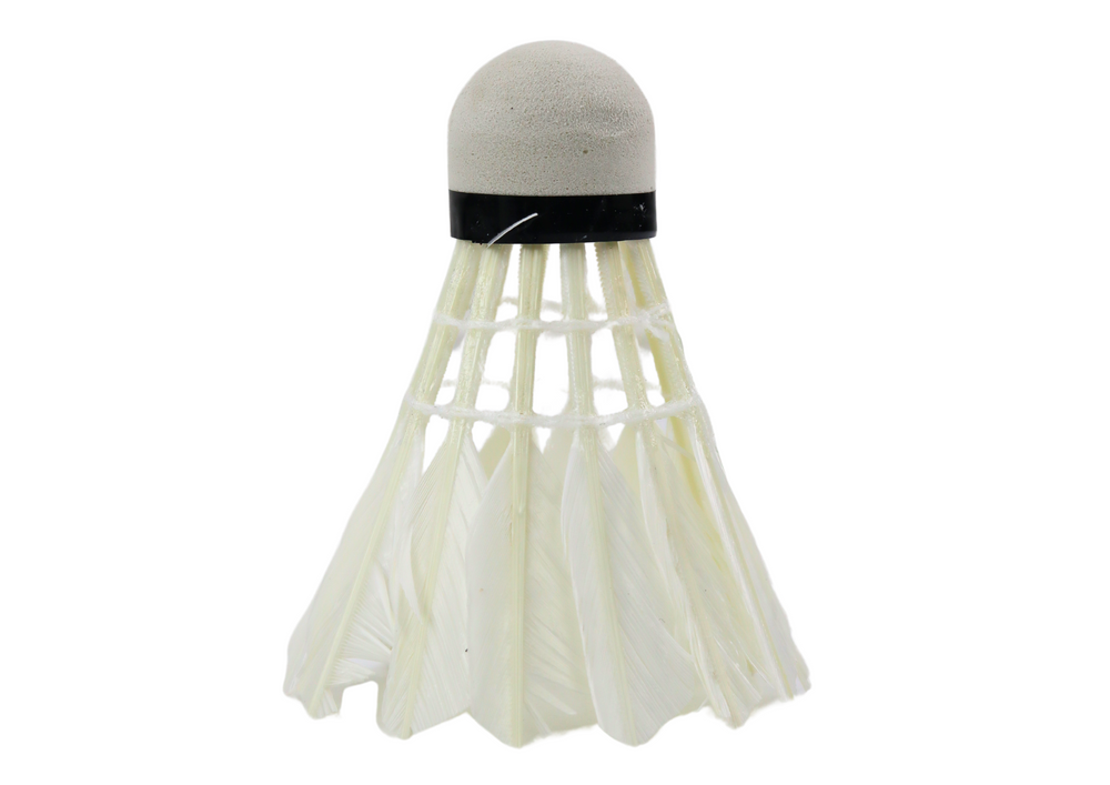 Set Of 3 Badminton Feather Shuttlecocks