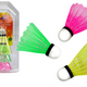 Set Of Badminton Shuttlecocks 3pcs Classic Colorful