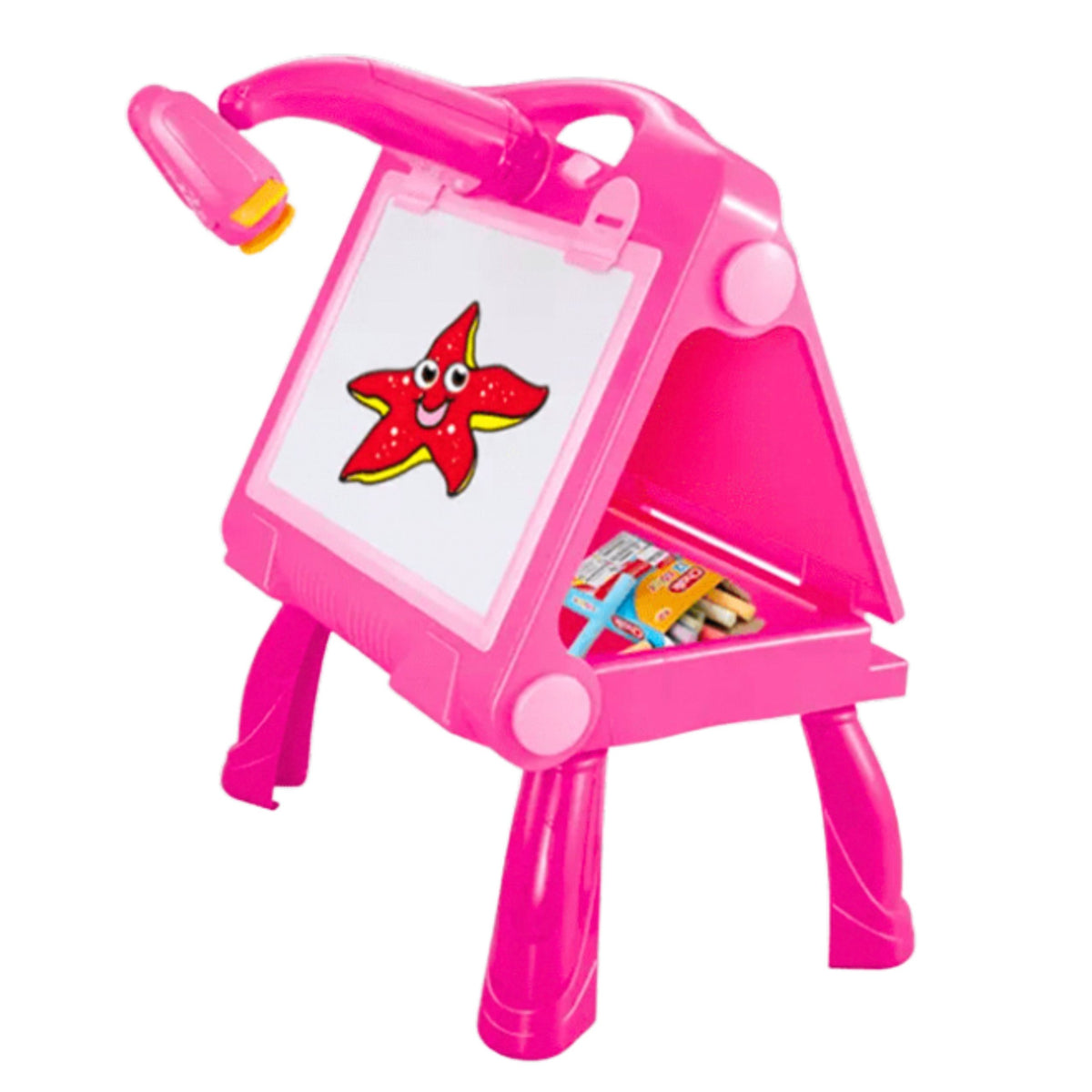 Board Easel Projector Table For Painting And Drawing 4in1 49 Cm