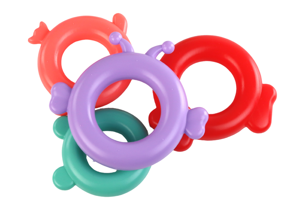 Pyramid Unicorn Puzzle 8 Circles Colorful 29cm X 14cm X 14cm