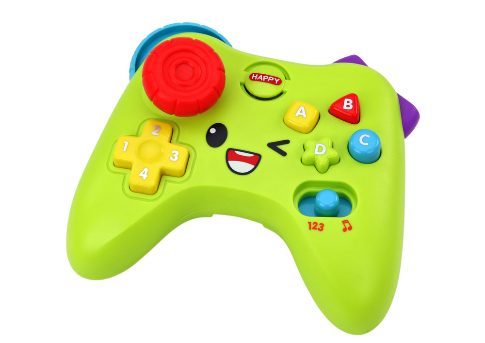 Interactive Pad Educational Console Lights Sounds Green