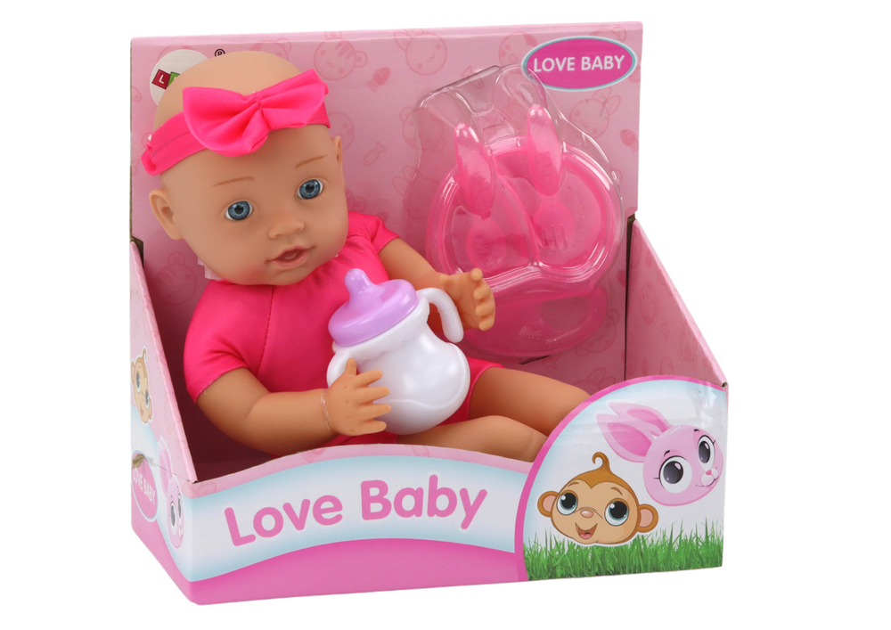 Baby Doll Pink Clothes Headband Feeding Accessories