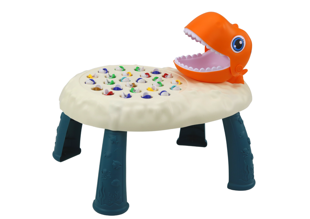 Rybárska arkádová hra Orange Dinosaur Table