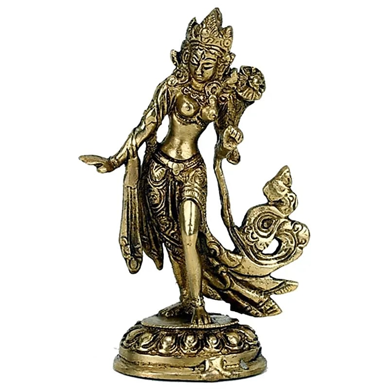 Green Tara Dancing - 13 Cm