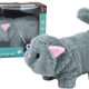 Plush Interactive Animal Kitten Walks And Meows Gray