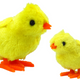 Jumping Wind-up Chicken Plush Yellow