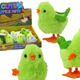 Jumping Chicken Toy Wind-up Figurine Green