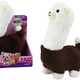 Interactive Running Game Pet Llama Alpaca Brown 23cm