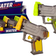 Liten vattenpistol genomskinlig gul orange