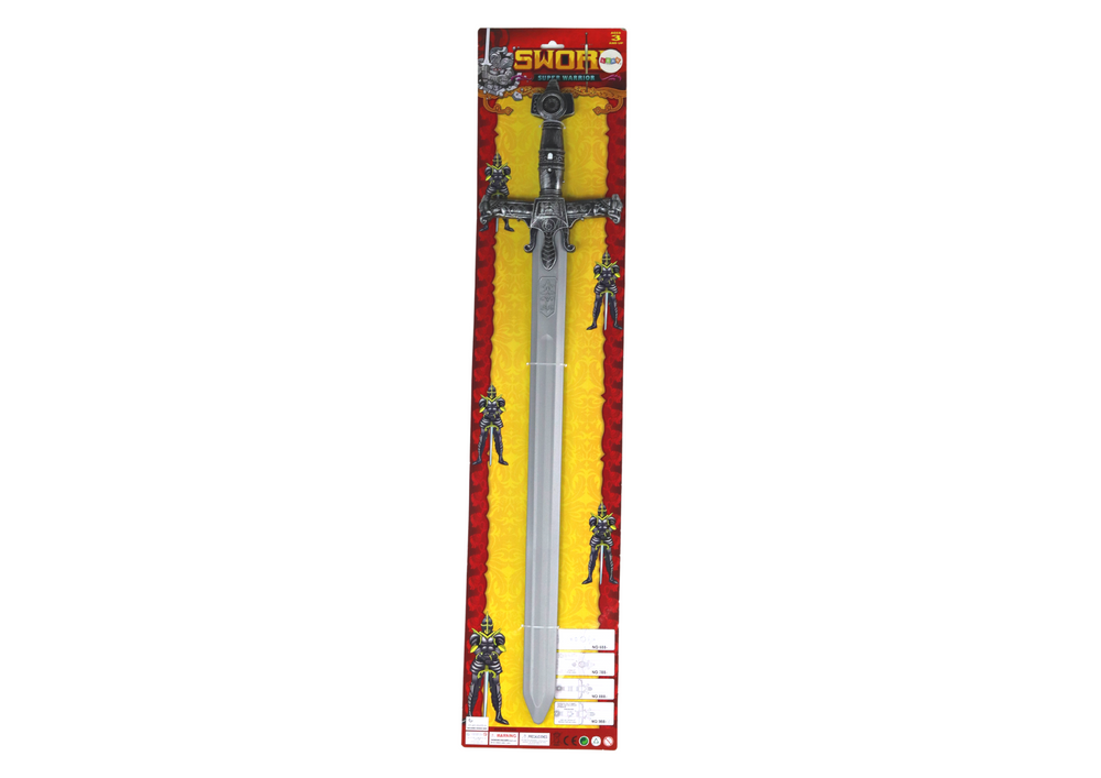 Warrior Sword Decorated Handle Sounds 80cm X 18cm X 3cm
