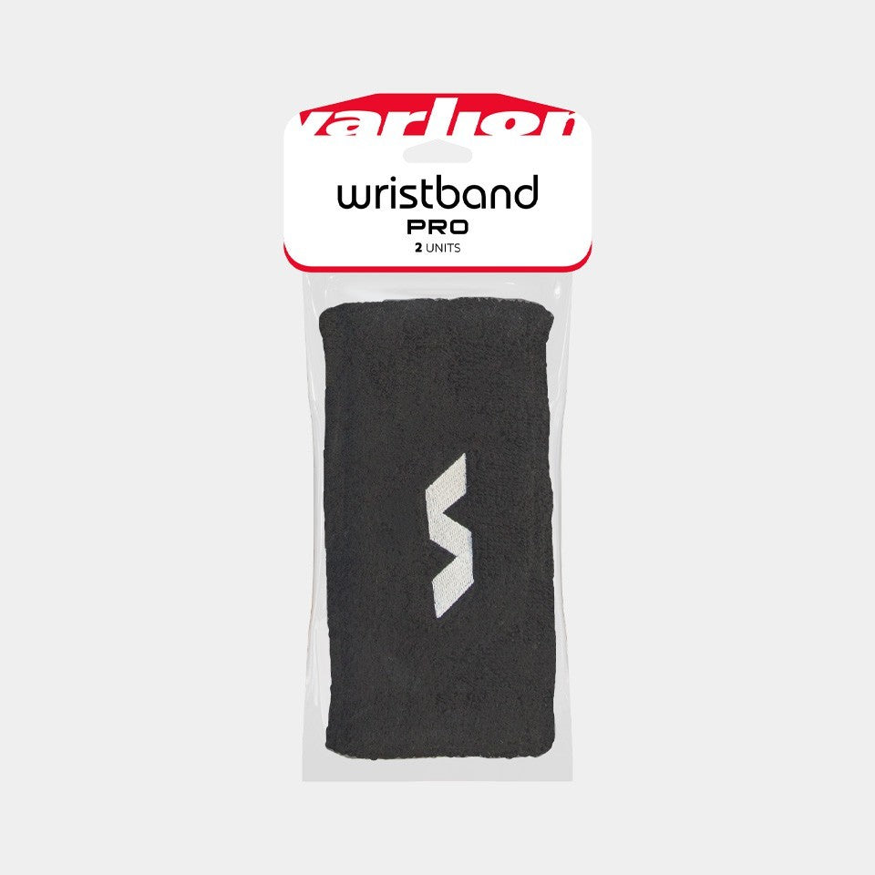 Опаковка от 2 Varlion Pro Man Wristbands Negro ÚNICA
