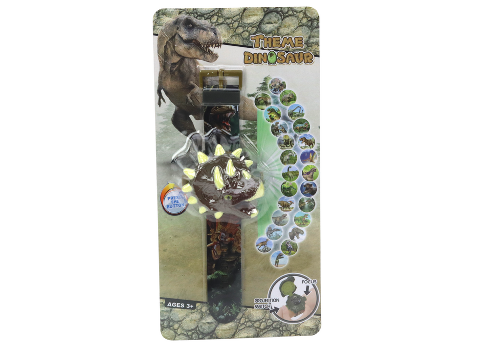Watch 3d Projector Dinosaur Triceratops 22cm X 5cm X 3cm