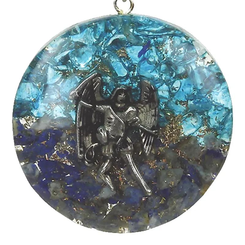 Pandantiv Orgonit Arhanghel Mihail - 4 Cm Set 2 Buc