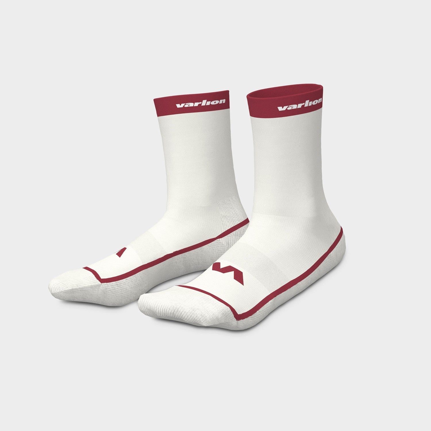 Socks Varlion Pro Ambassadors Men Blanco/Rojo