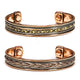 Armband Magnetisches Kupfer 2er-Set - ±7cm