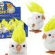 Jumping Parrot Wind-up Plush Toy Decoration White