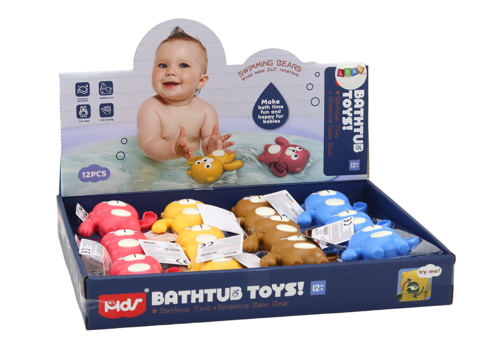 Wind-up Floating Teddy Bear Water Bath Toy