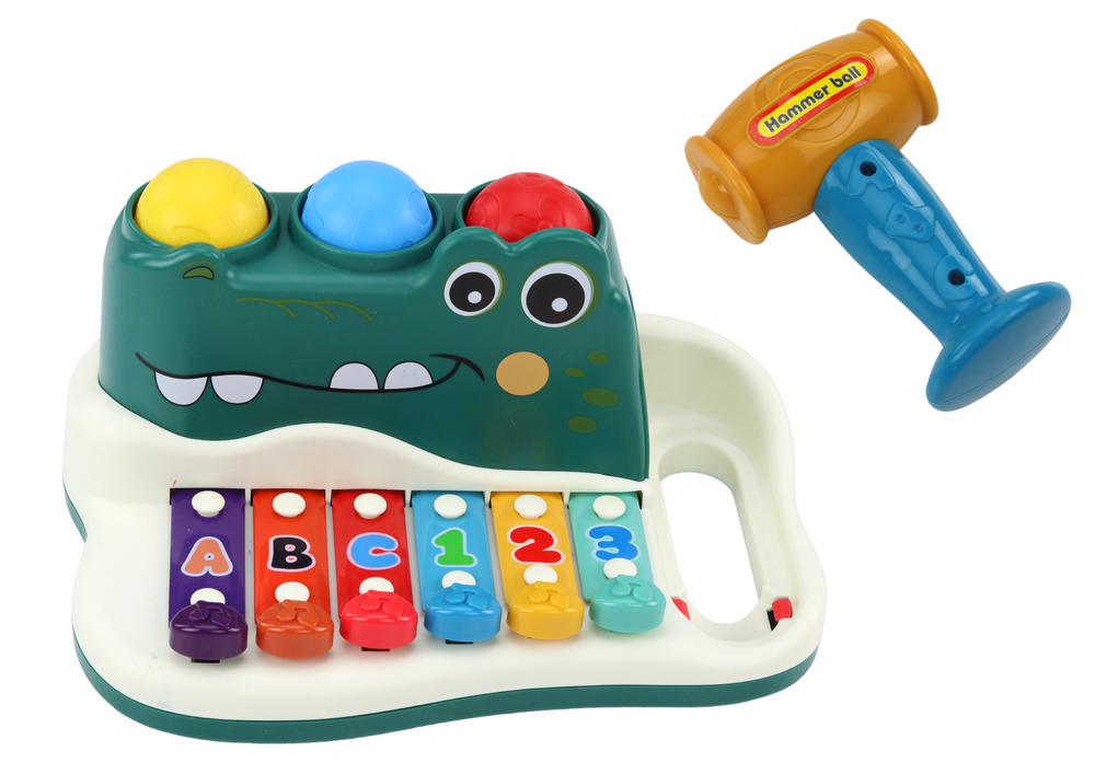 Cymbals Piano Crocodile Organ Hammer Balls Educational Instrument