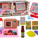 Set Donut Shop Confectionery Cash Register Microwave