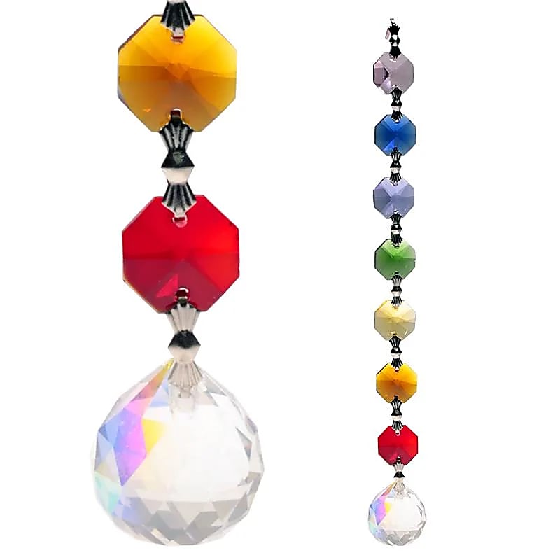 Hilo de cristal Aurora Sphere Feng Shui Chakra - 20 cm
