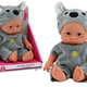 Bábóg Babaí Beag Éadaí Liath Hata Koala