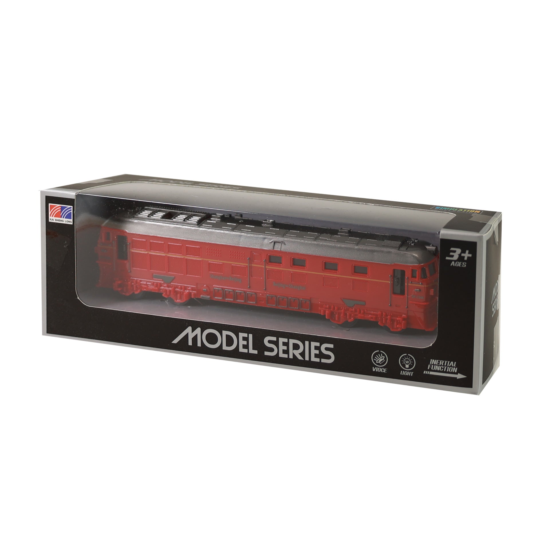 Locomotora con sonido y luz.