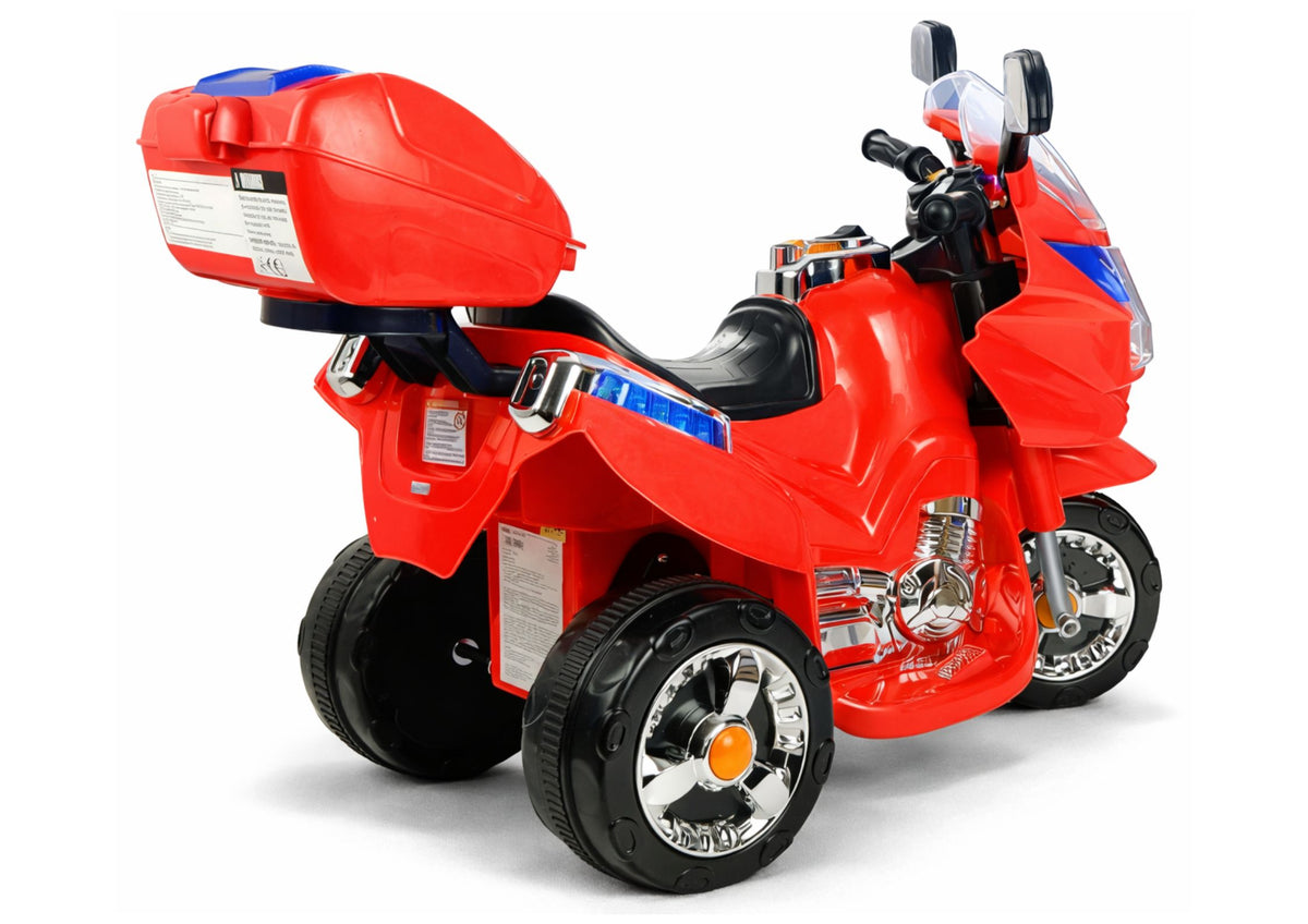 Hc8051 Rød - Elektrisk tur på motorcykel