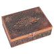 Tarotbox Lotus Kupferfarbe - 18x13x6 cm