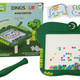Educational Magnetic Board Dinosaur Pad Puzzle Green Beads