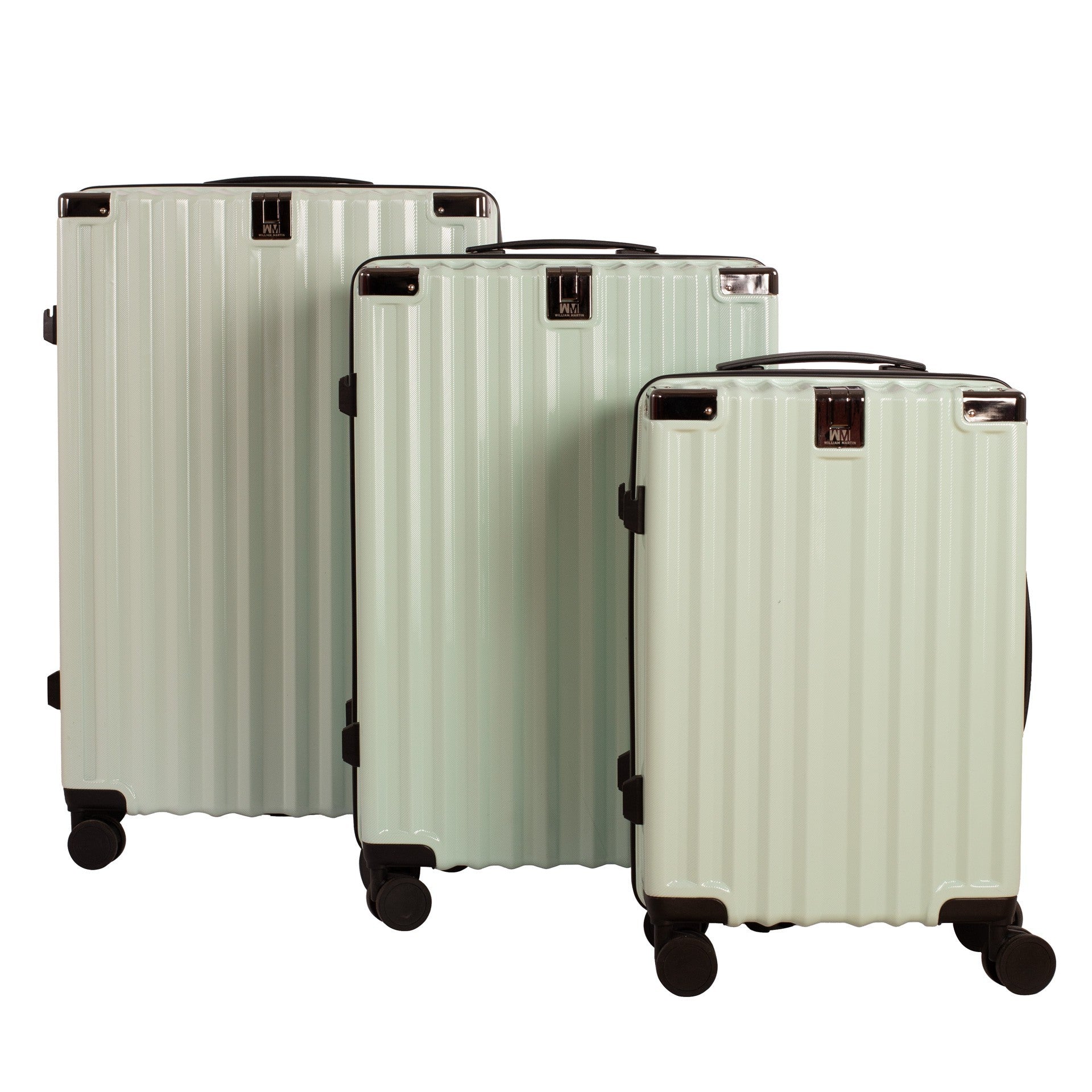 William Martin Navigator 3-piece Luggage Set Verde Sft ÚNICA