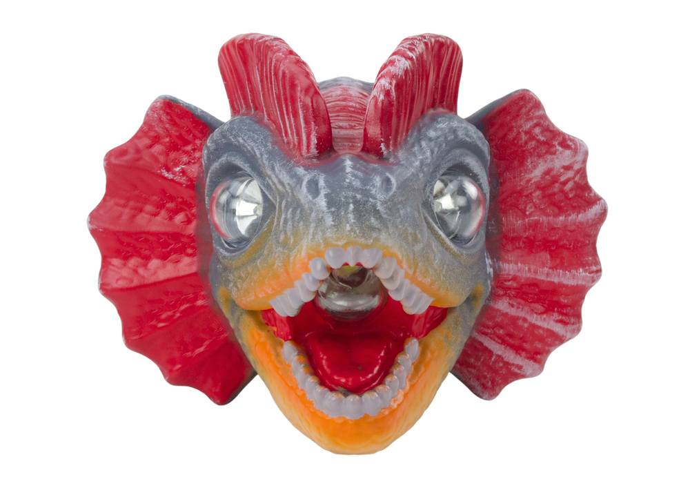 Dinosaur Headlamp Flashlight Adjustable Headband 3 Leds