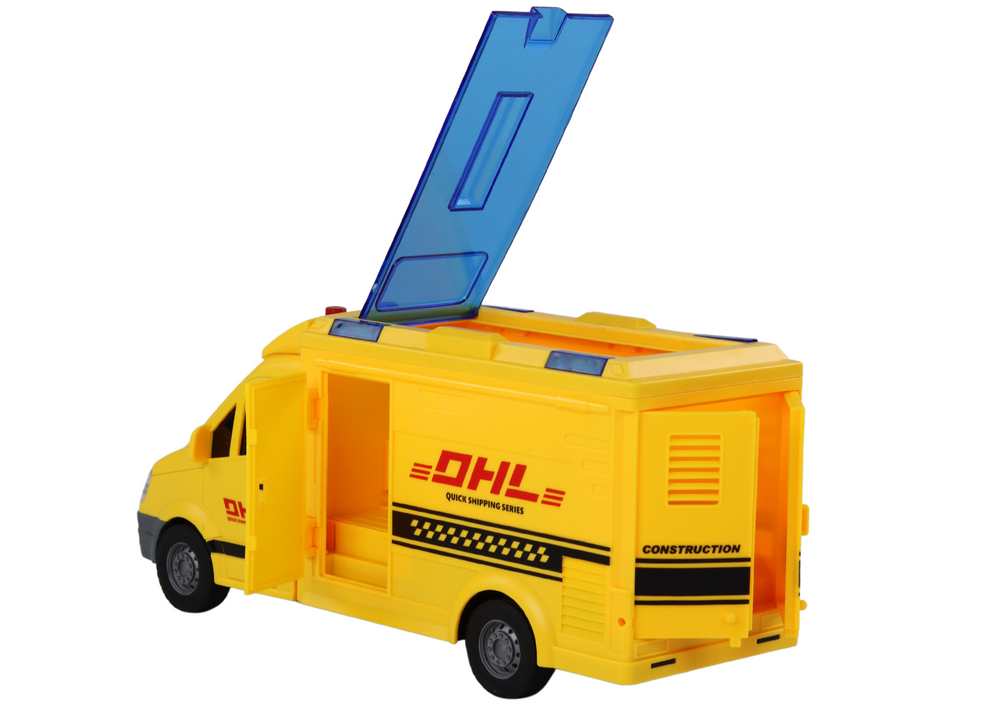 Consegna auto 1:16 Friction Drive Apertura porte Luci Gialle Suoni