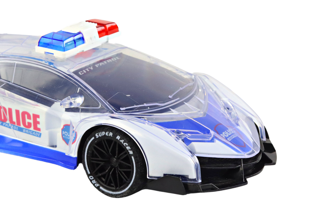 Police Sports Car Remote Controlled Rc Scale 1:16 Lights