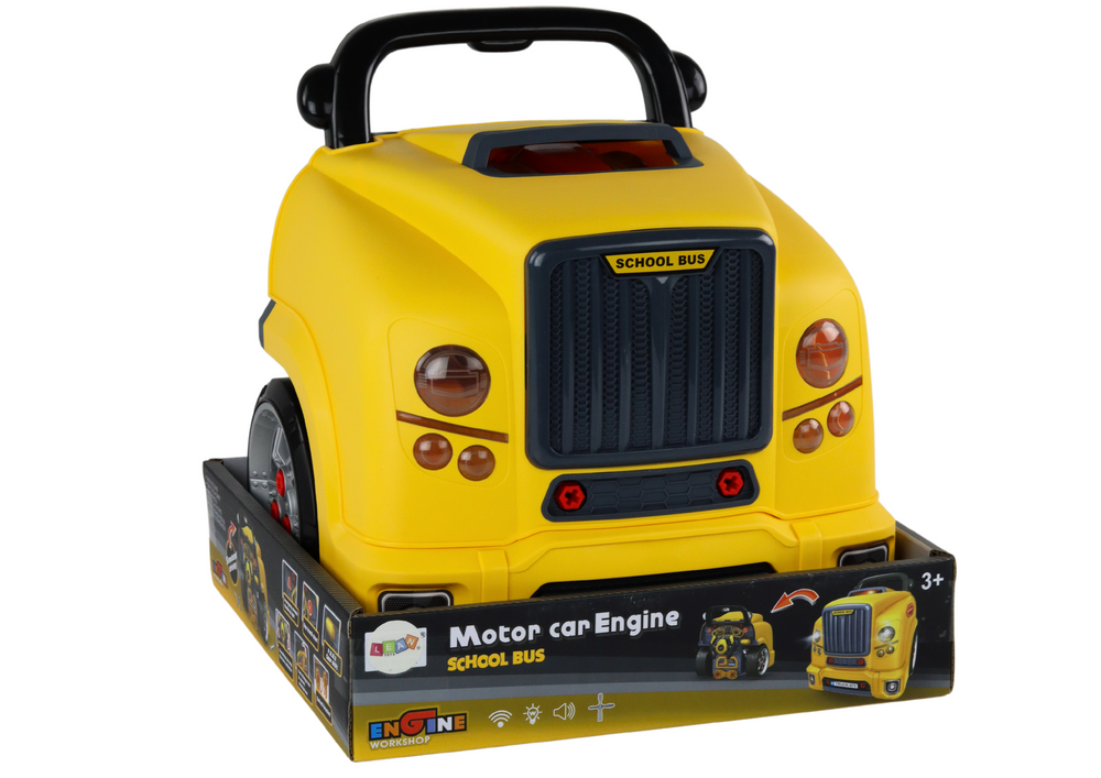 Workshop Engine Bus Disassembly Diy Kit Yellow