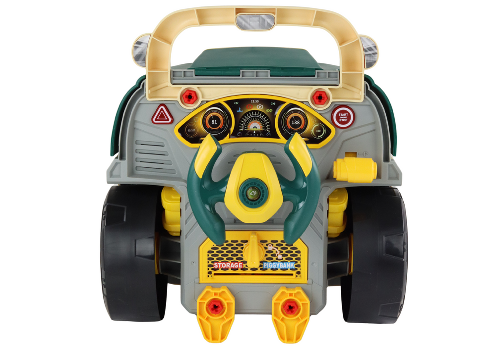 Workshop Engine Truck Disassembly Diy Kit Green