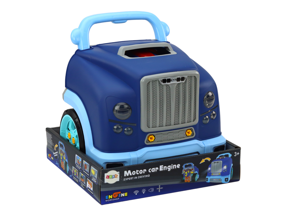 Workshop Engine Truck Disassembly Diy Kit Blue