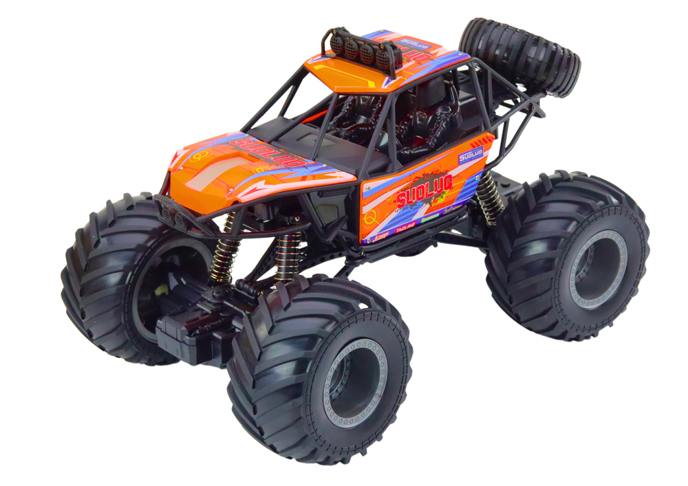 Off-road Remote Controlled Rc Car 1:8 Shock Absorbers Orange