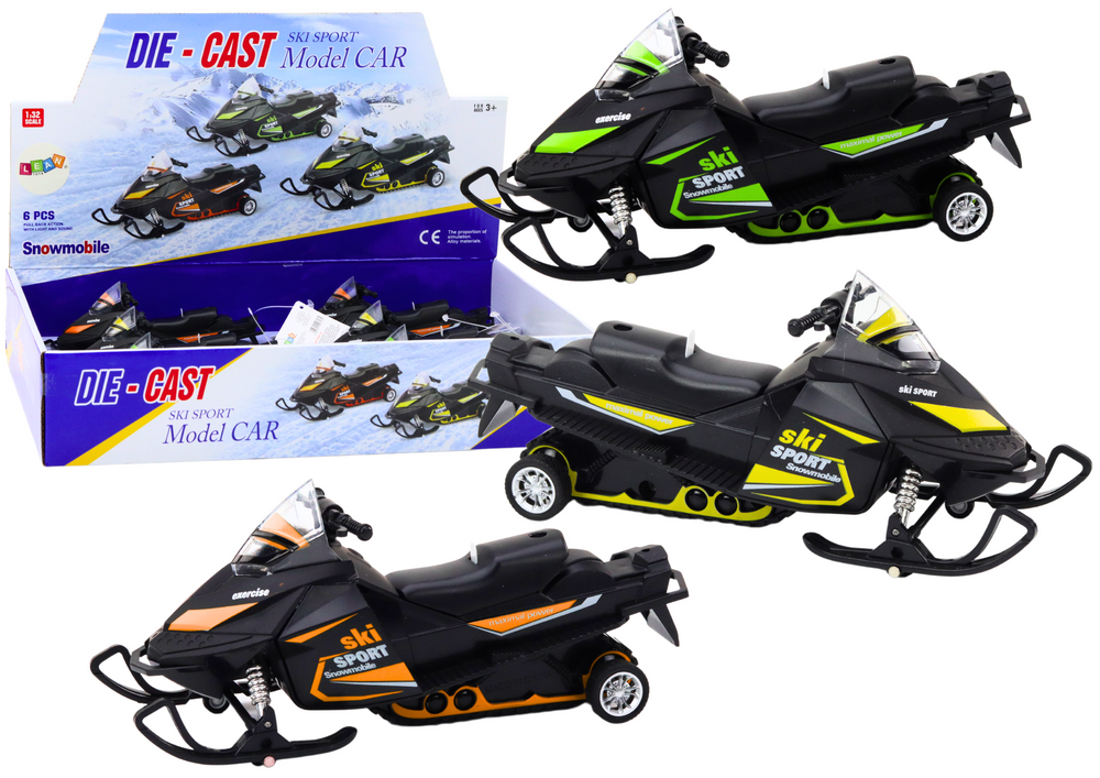 Snowmobile With Spring Suspension And Drive Scale 1:32 Lights Sounds