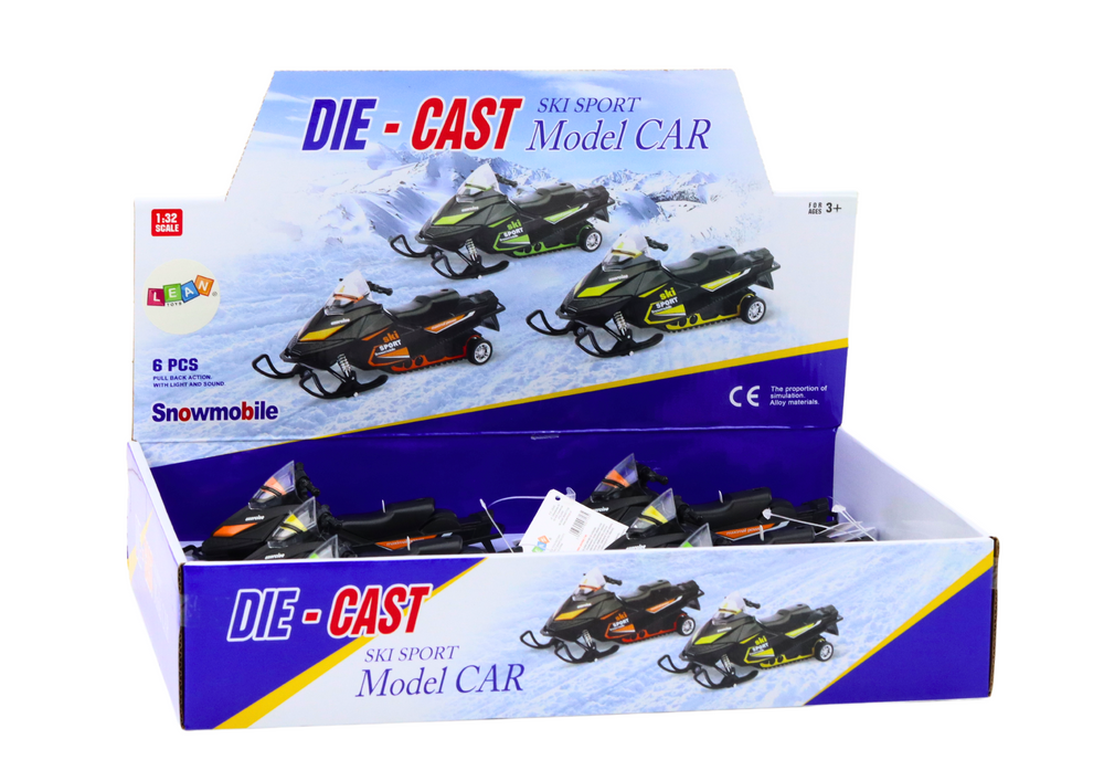 Snowmobile With Spring Suspension And Drive Scale 1:32 Lights Sounds