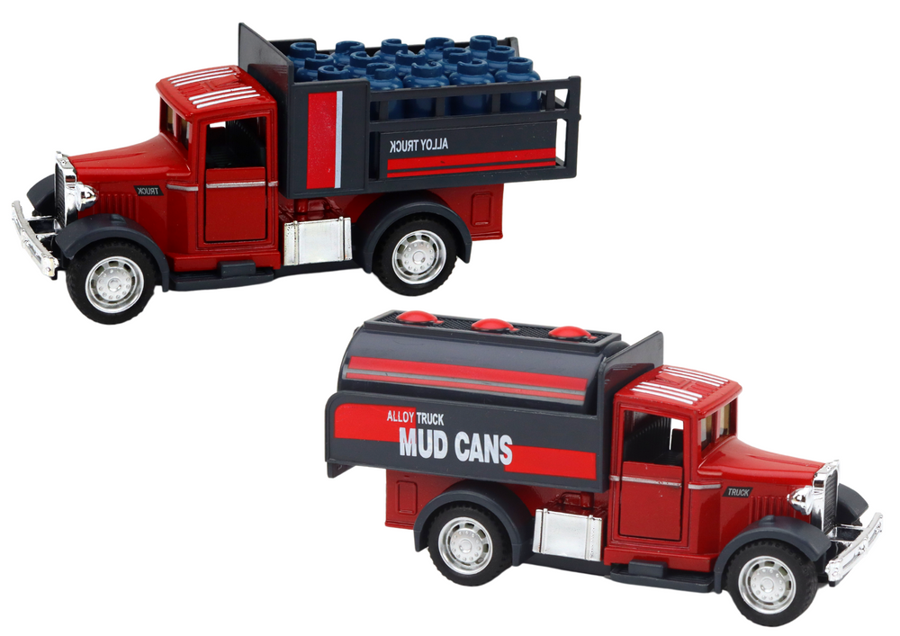 Aluminum Delivery Car With Opening Doors Lights And Sounds