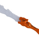 Lightsaber Tiger-shaped Handle Orange