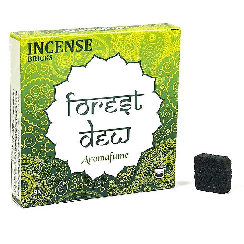 Aromafume Incenso Bricks Forest Dew - pacote de 3 unidades - 40 G