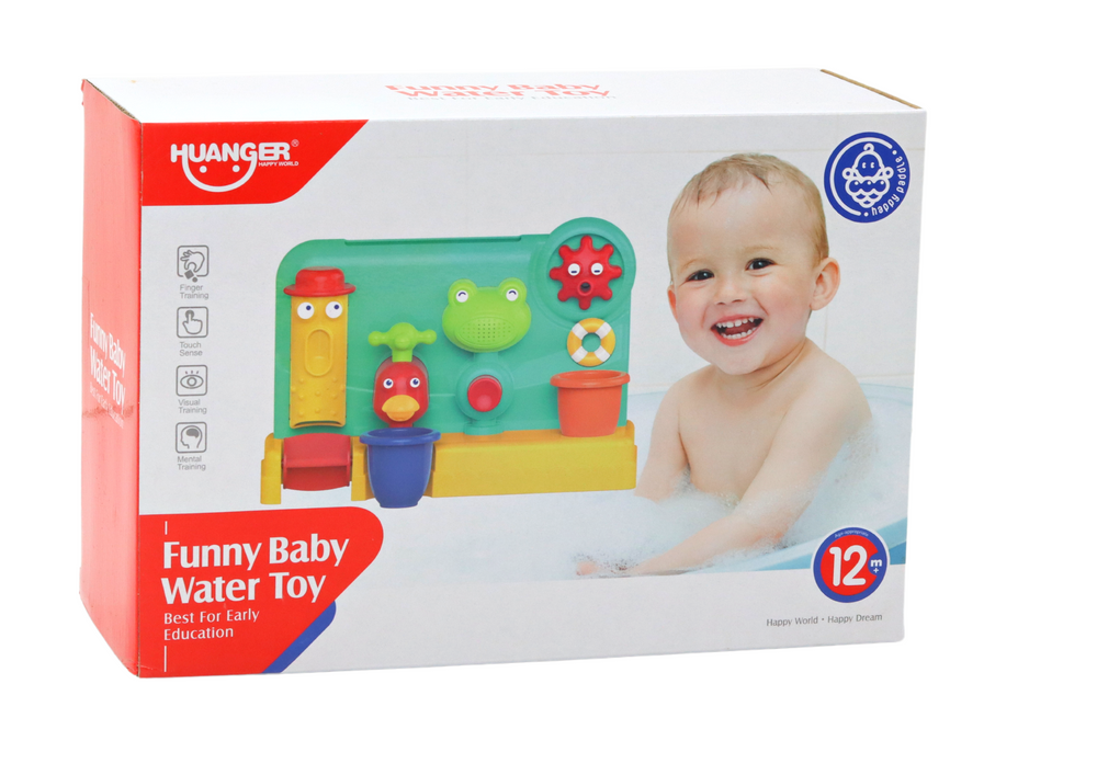 Children's Bath Toy Fountain Grinder Frog Faucet
