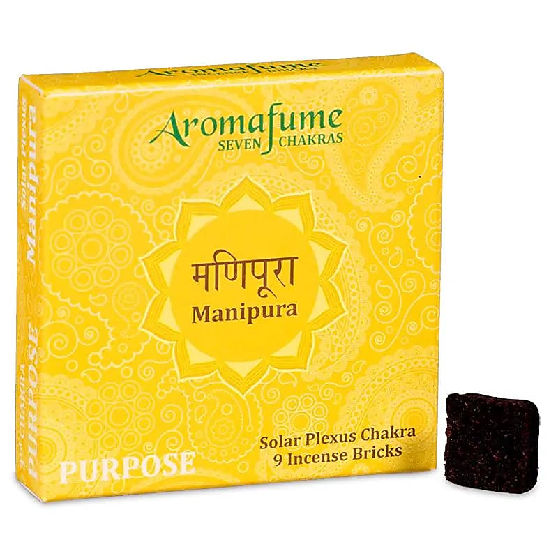 Aromafume Chakra Wierookblokjes 3e Chakra - pakket van 3 stuks - 40 G