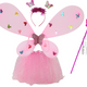 Fairy Costume Butterfly Disguise Outfit Pink Wings