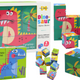 Educational Puzzle 6in1 Blocks Puzzle Cubes 6 Pictures Dinosaurs 9 El.